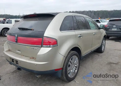 2010 Lincoln Mkx z USA, uszkodzony, nr VIN 2LMDJ6JC3ABJ33667